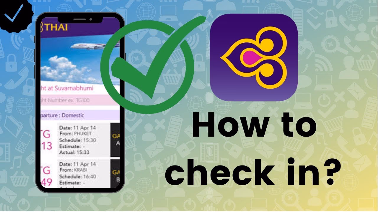 When is Thai Airways web check-in available?