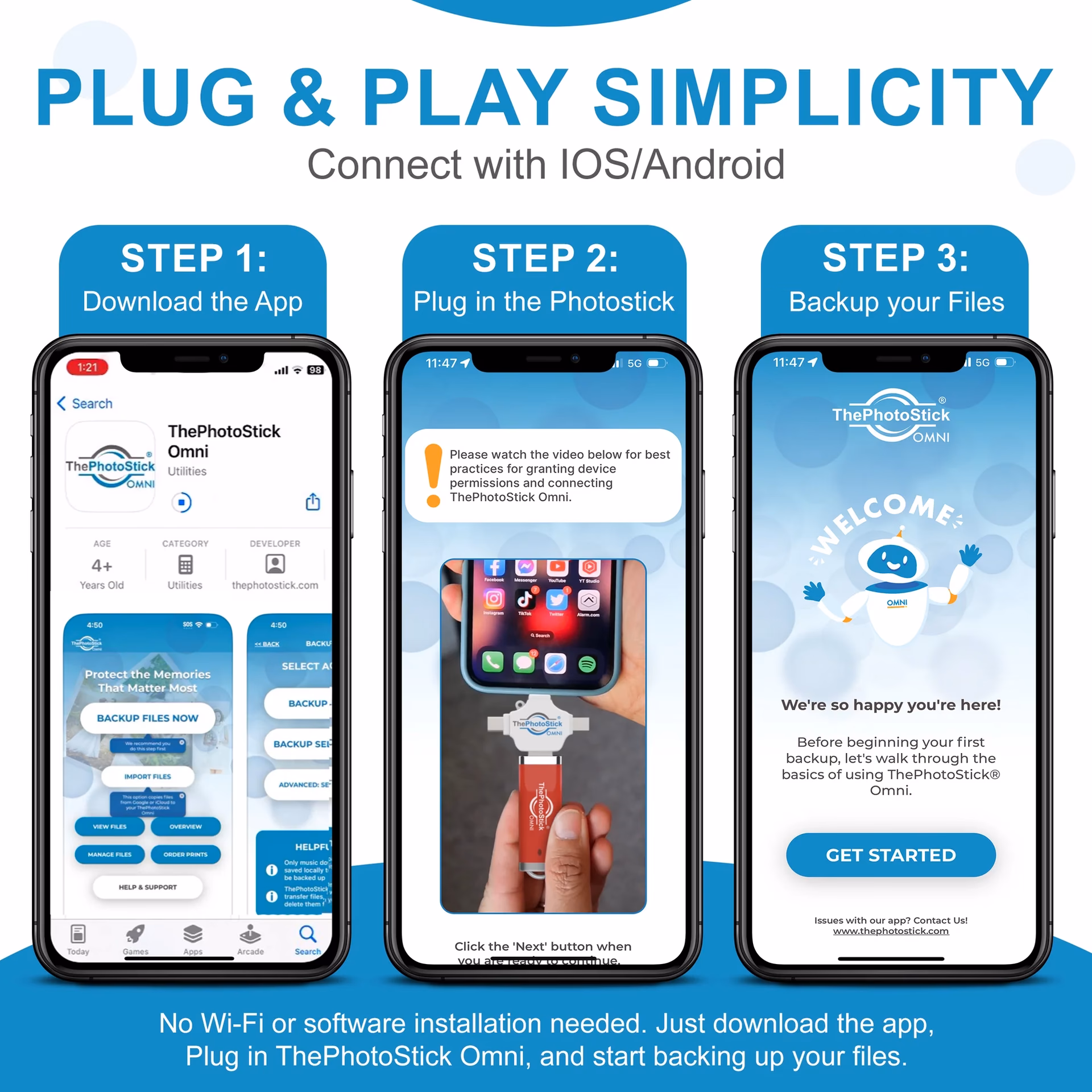How do I install ThePhotoStick Mobile app?
