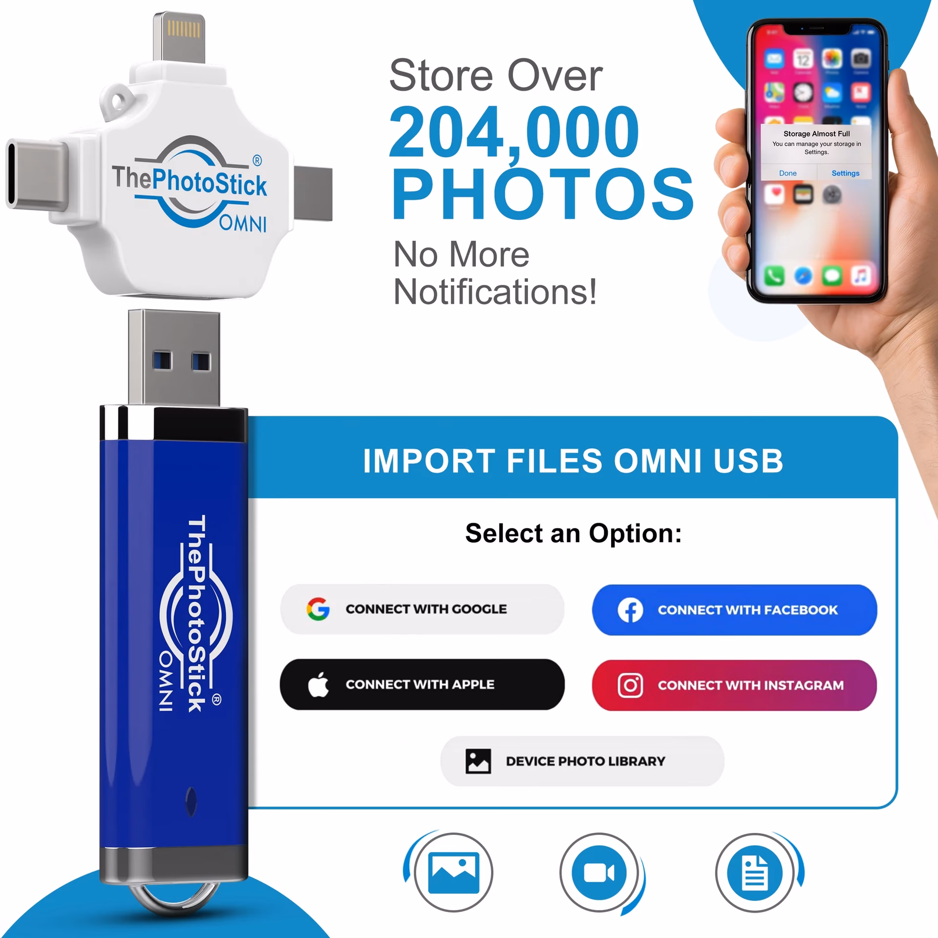 Does thephotostick Omni work on iPhone?
