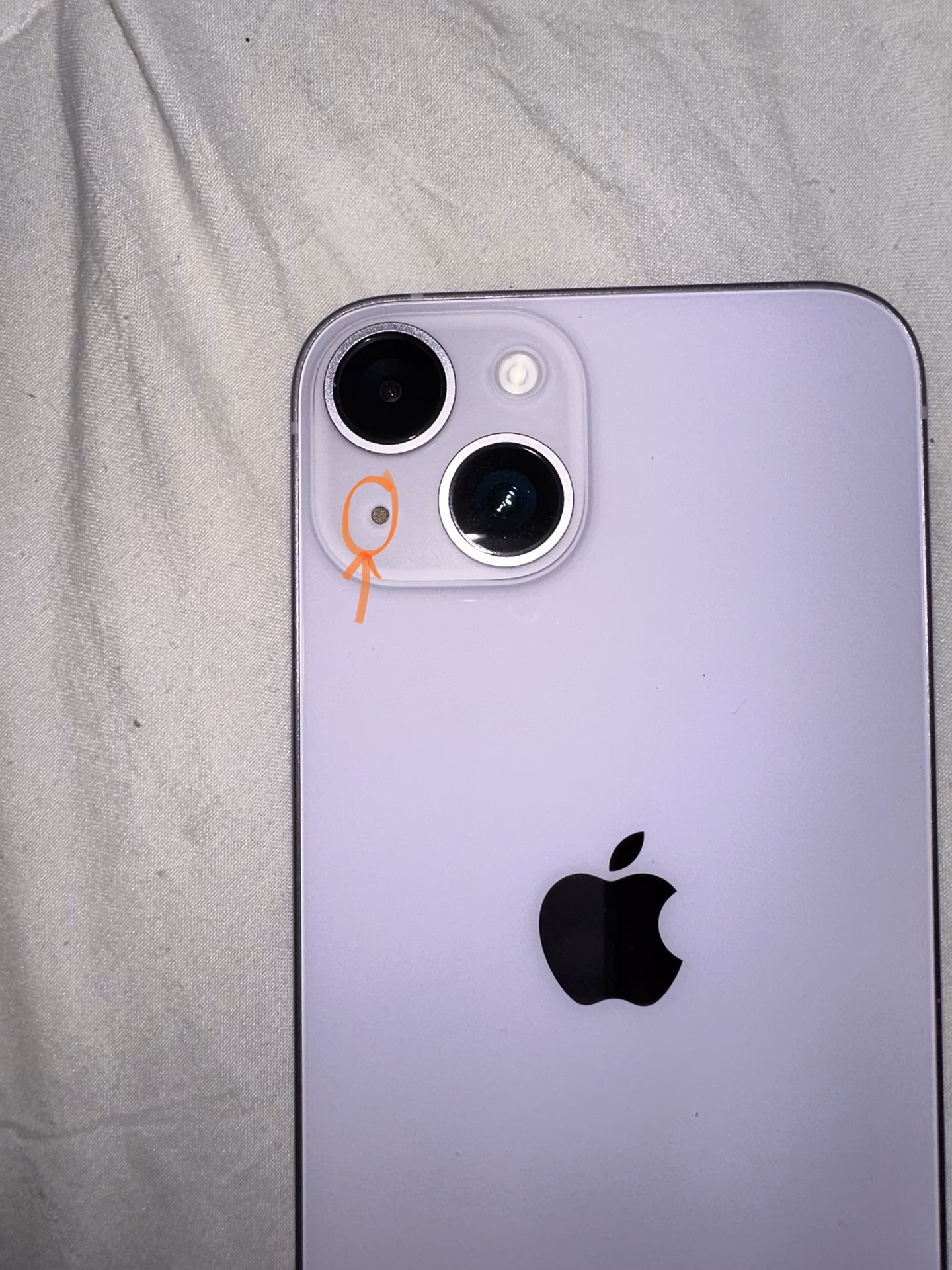Why do iPhone cases have a circle on the back?