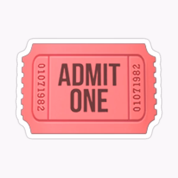 What is a ticket emoji?