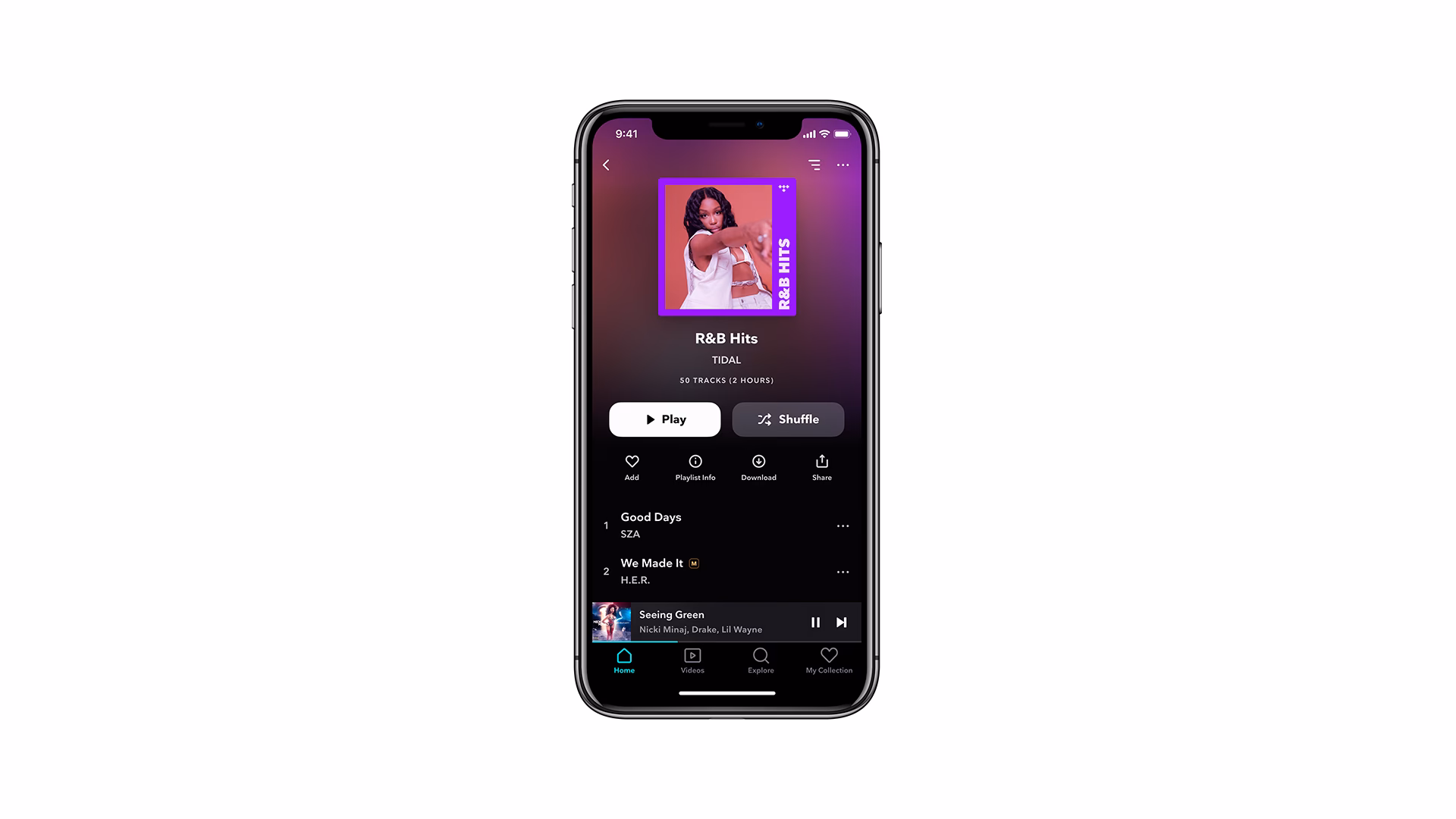 How to sync Tidal music to iPhone?