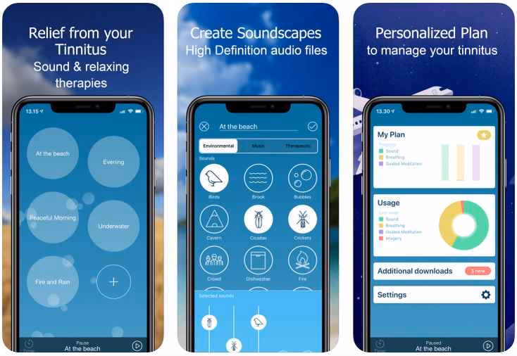 What is tinnitus therapy app?