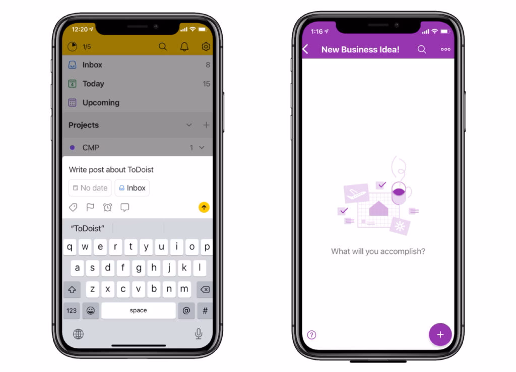 How do I attach an email to a task in Todoist?