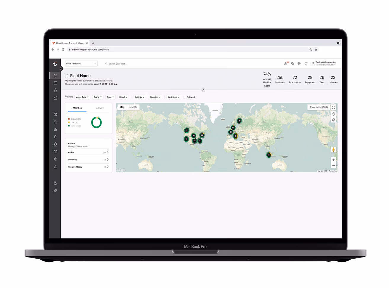 What is trackunit manager?