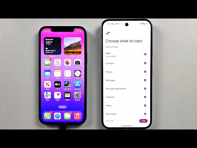 What is pixel to iPhone data transfer?
