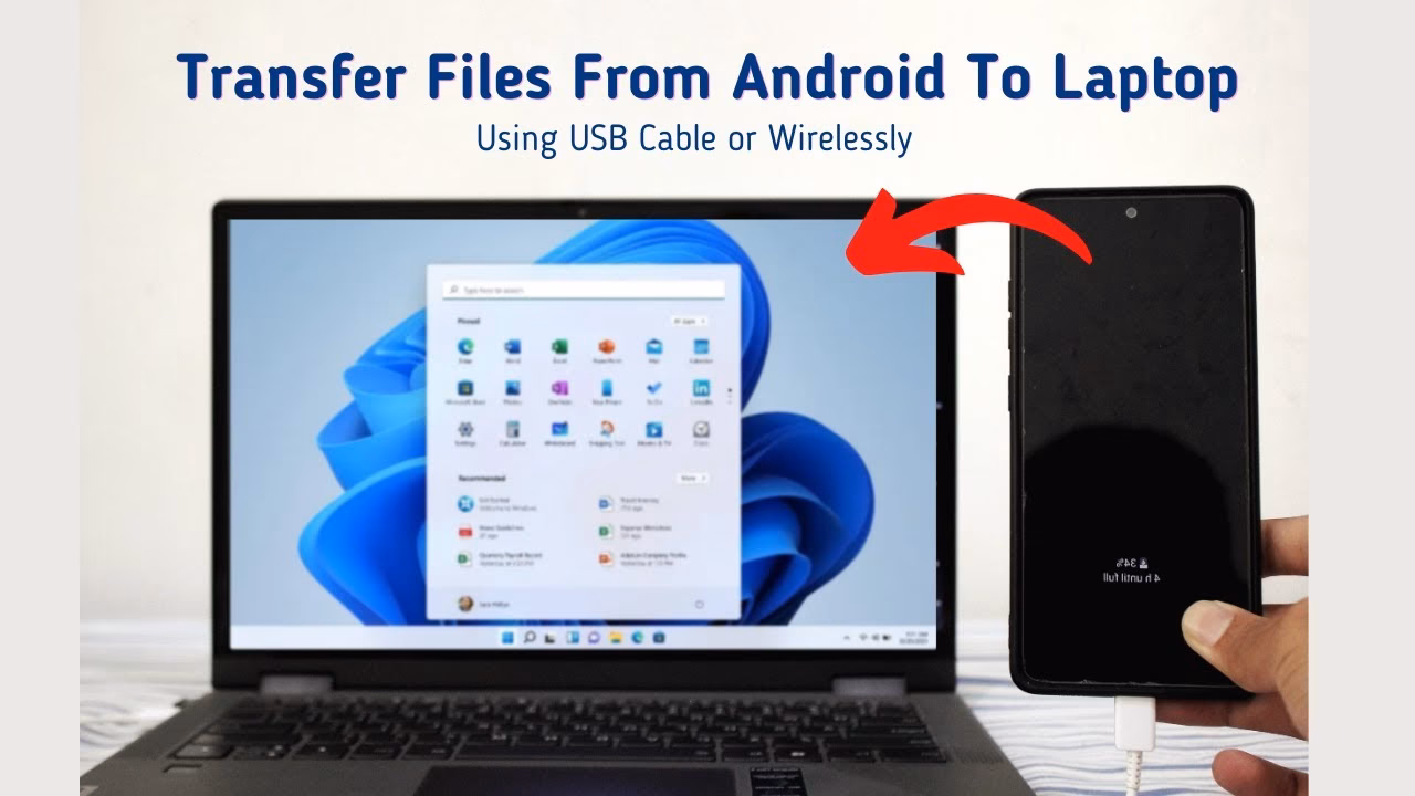 How to mirror a mobile phone to a laptop?