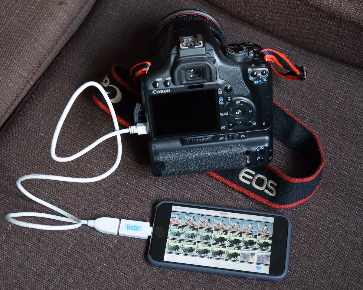 How to transfer photos from canon to Android?