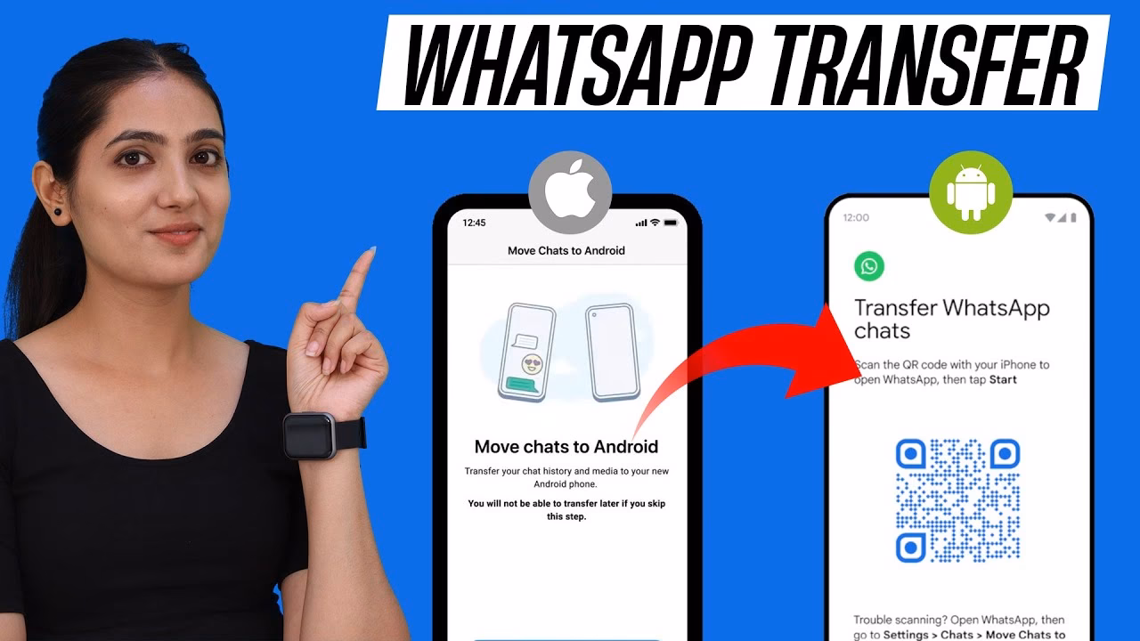 How to transfer WhatsApp history from iPhone to Android?