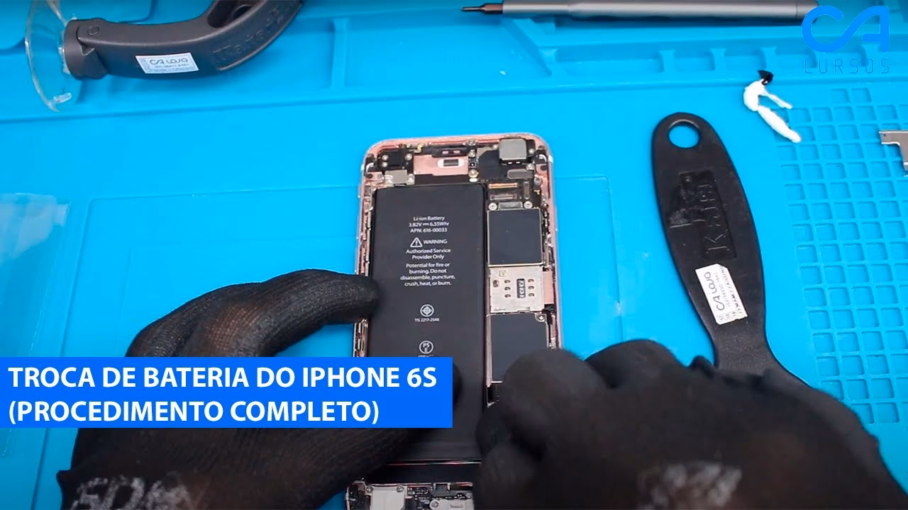 Como obter serviço para a bateria do iPhone?