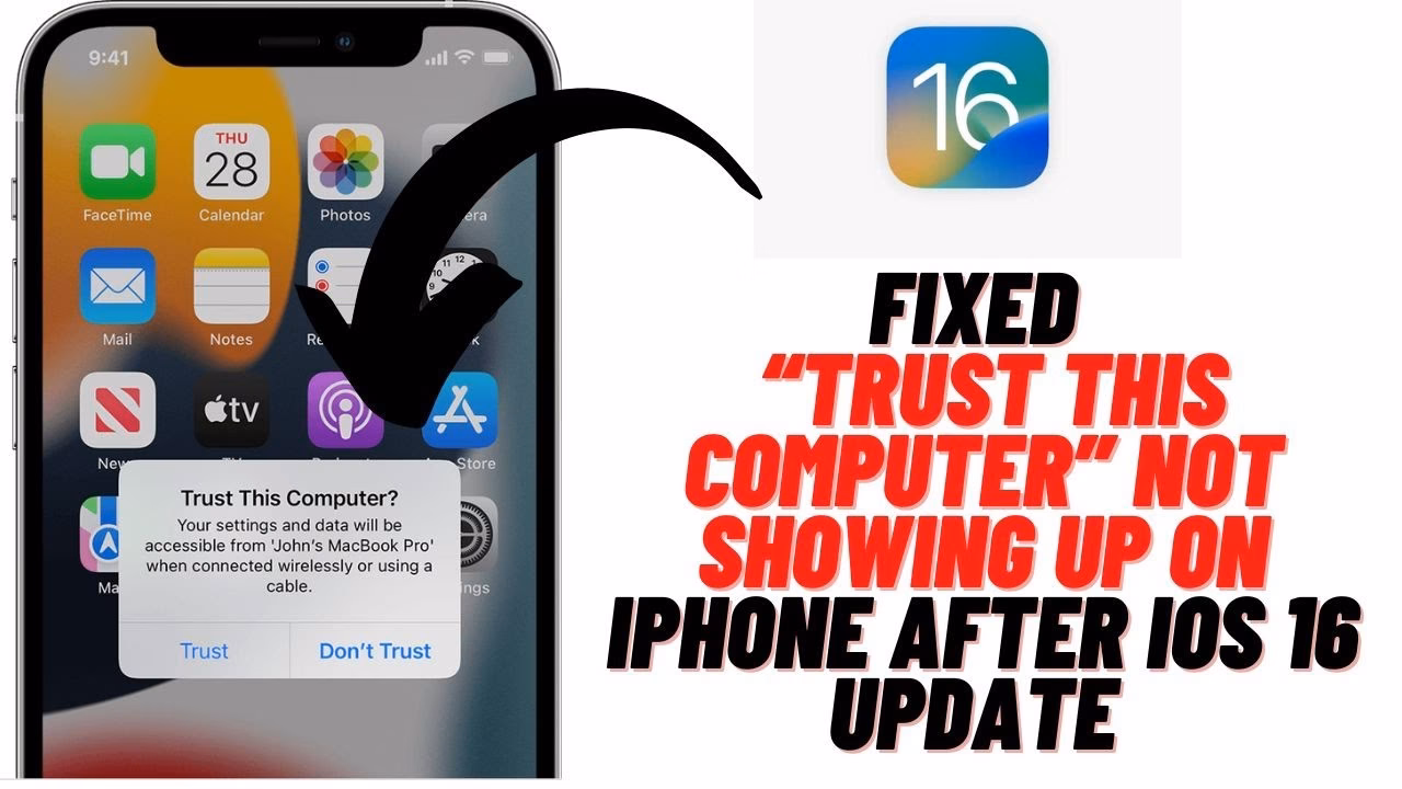 How to fix Trust error on iPhone?