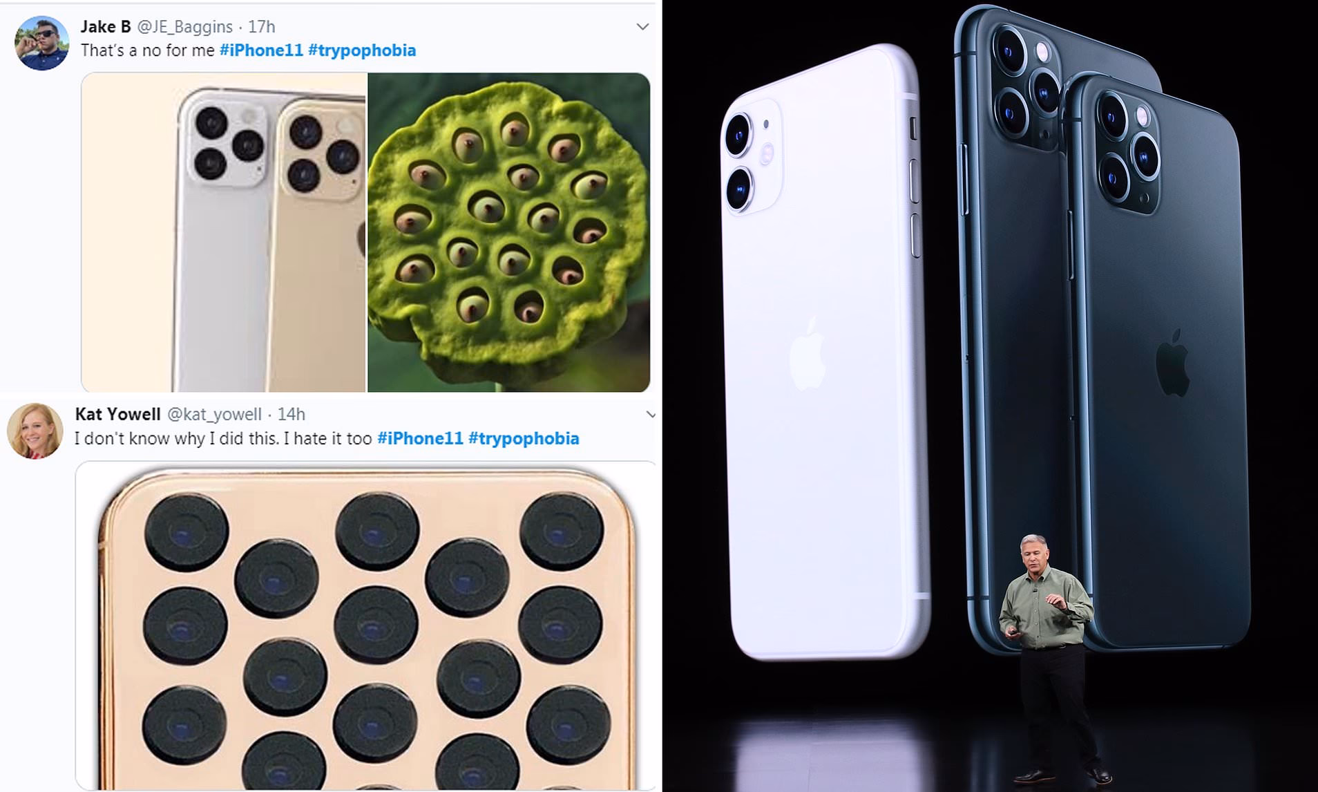 Could the iPhone 11 Pro cause trypophobia?
