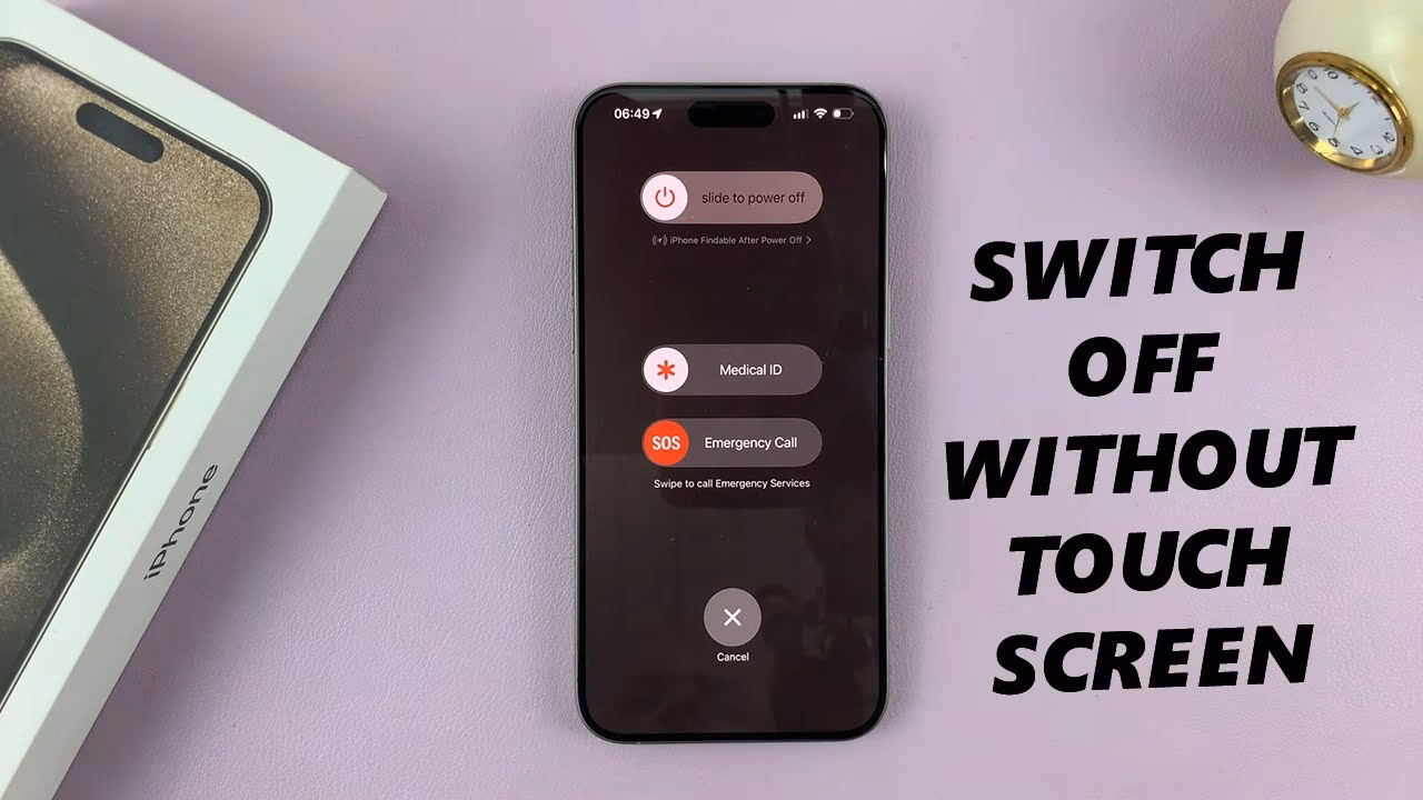 How do I Turn my iPhone off by itself?