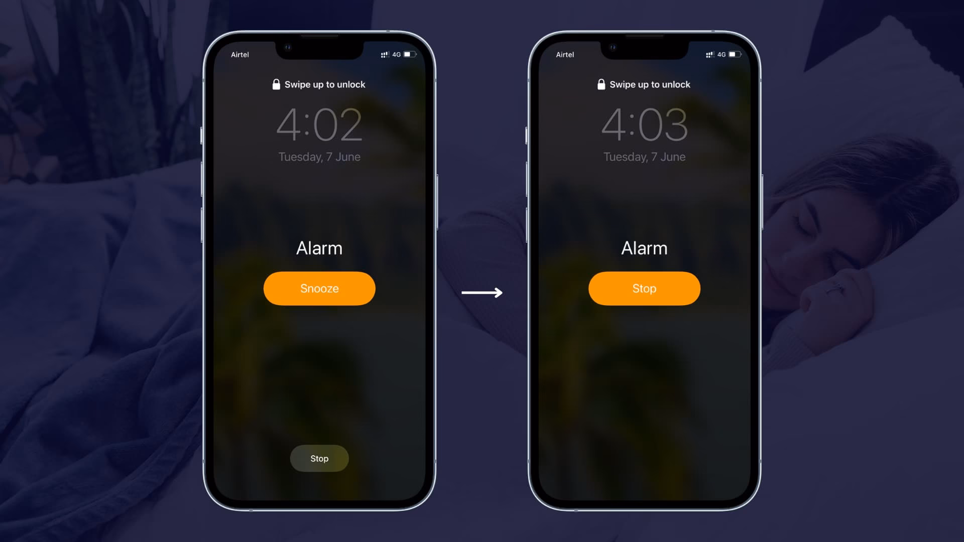 What happens if your iPhone alarm clock goes off?