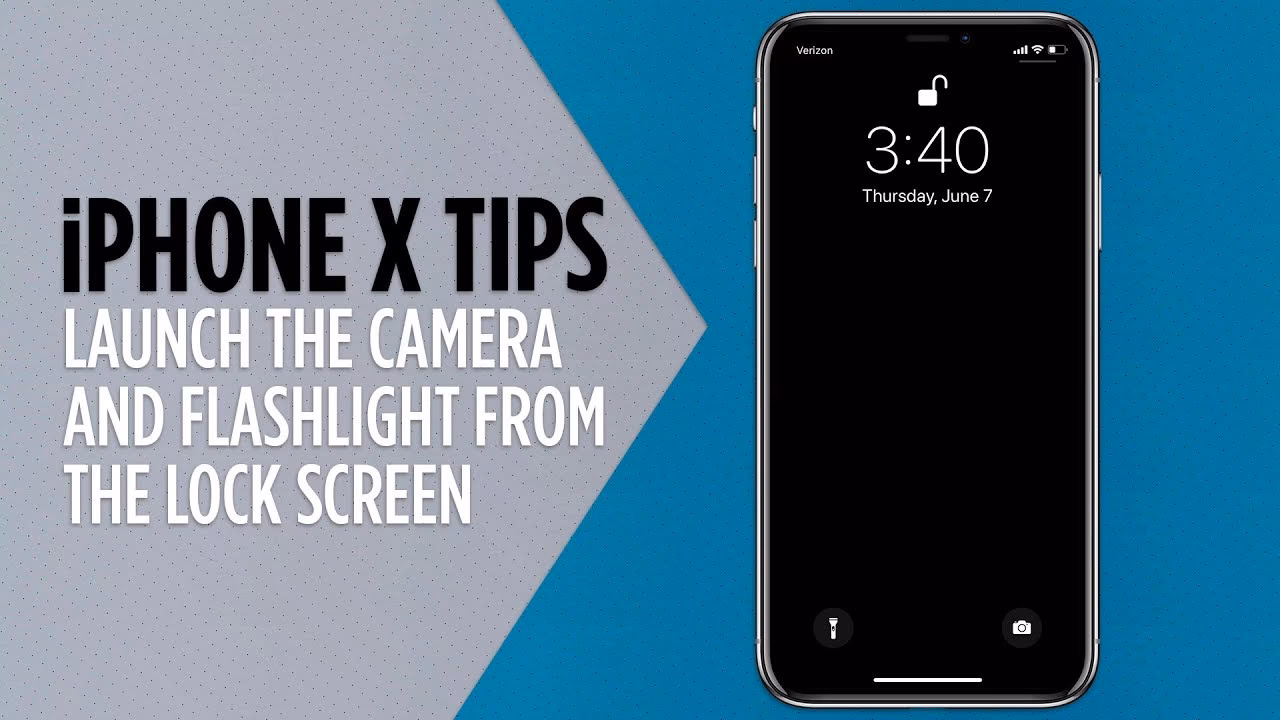 How to turn flashlight on iPhone?