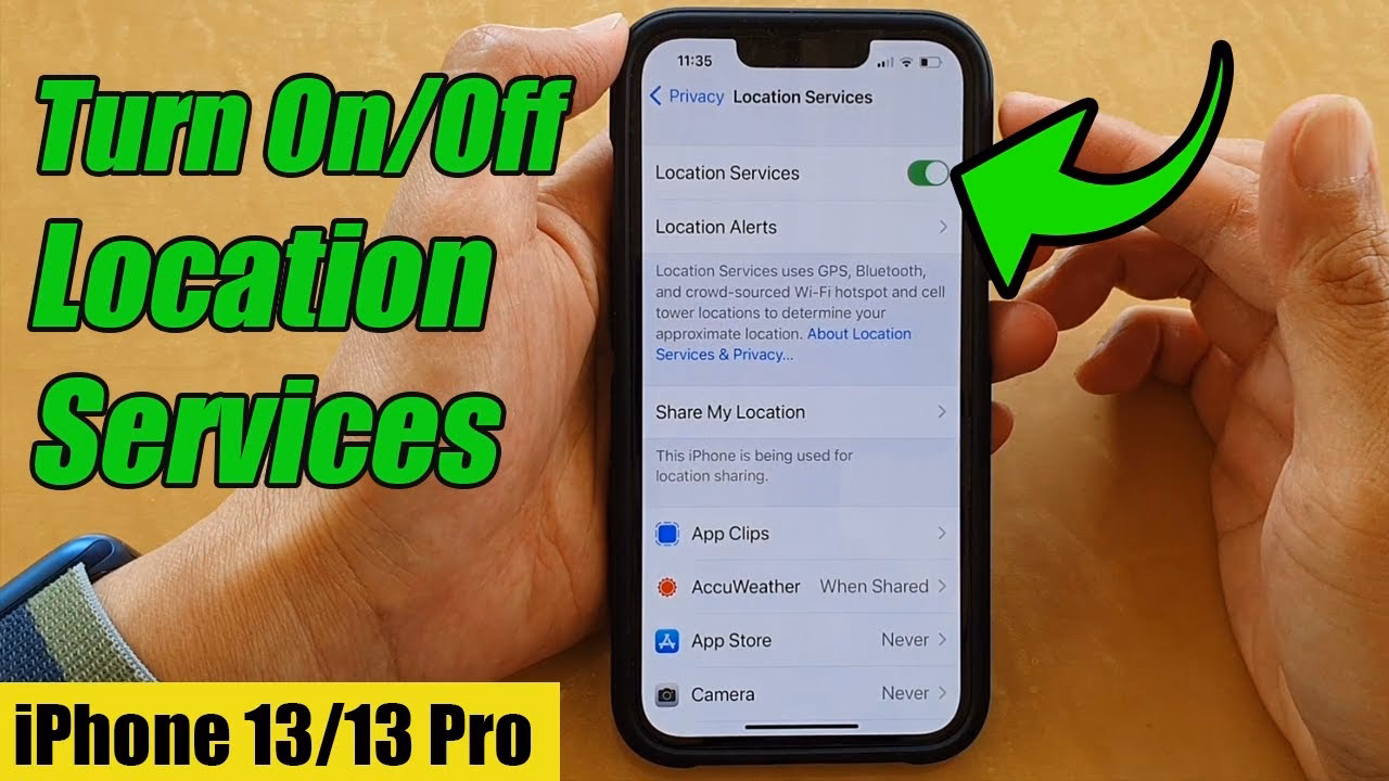 How to turn on location on iPhone with iOS 17?