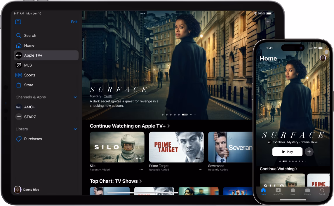Hvordan afspil video på Apple TV?