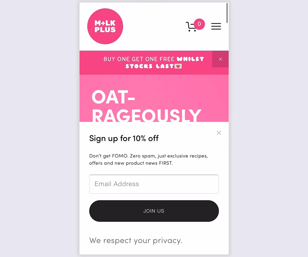 Are mobile popups a good strategy?