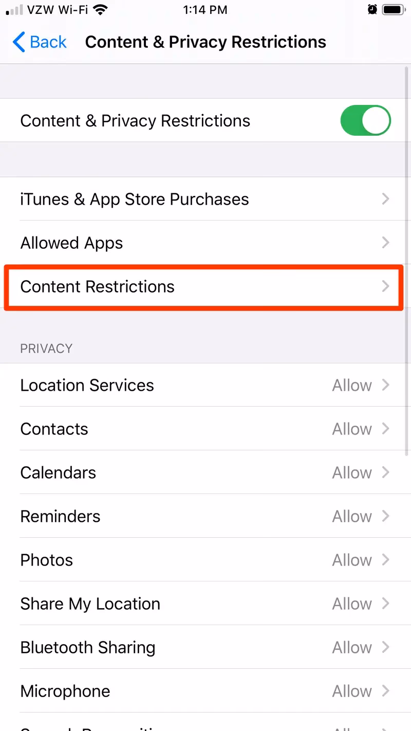 How to unblock websites on iPhone without password?