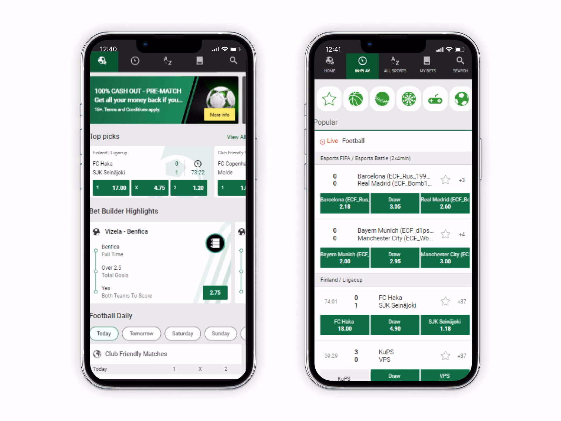 Does Unibet have a sports app?