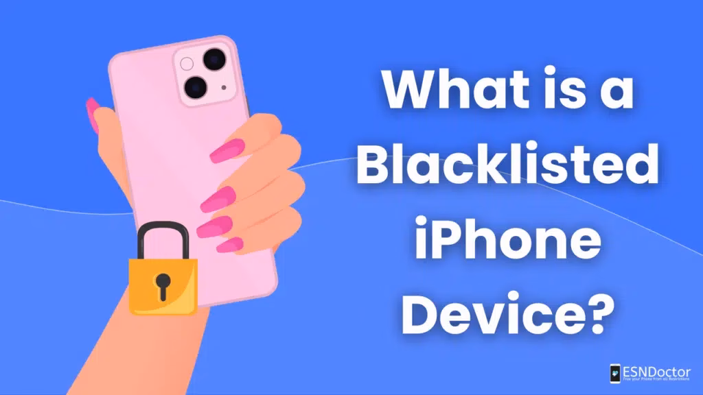 How can I remove my iPhone from a blacklist?