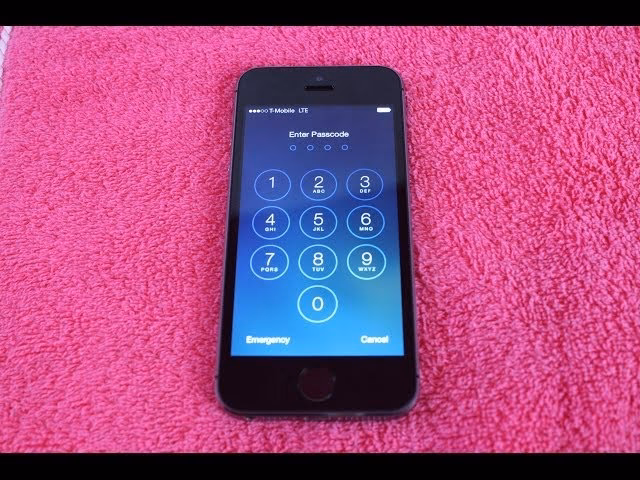 How do I unlock my iPhone If I forgot a passcode?