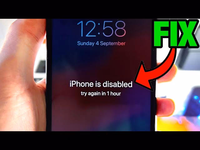How do I unlock my iPhone if it's not working?