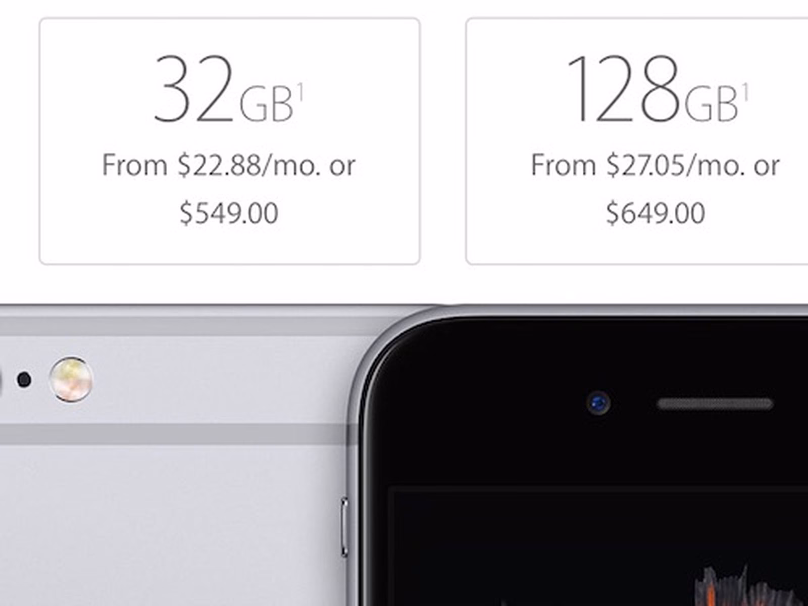 What is the cheapest price for iPhone 6S 16GB?