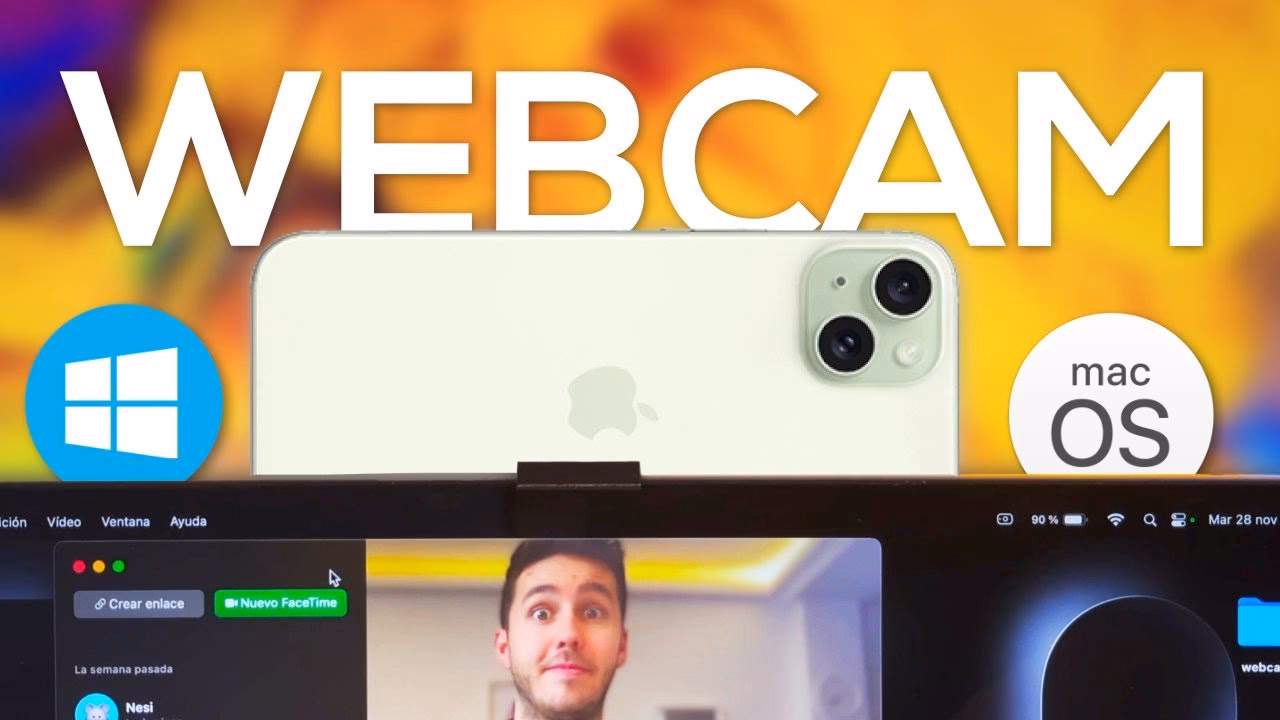¿Cómo volver a conectar el iPhone como una cámara web o un micrófono?