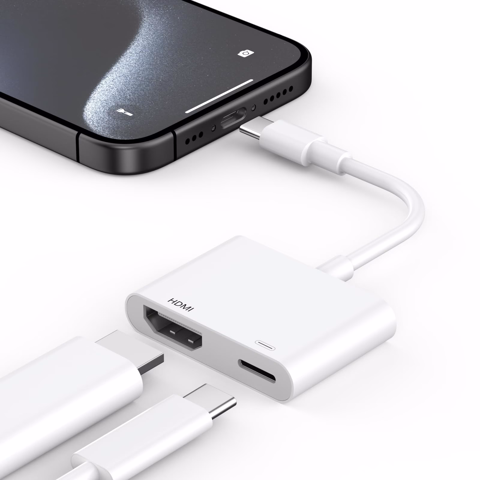 What cable do I need to connect my iPhone to a TV?