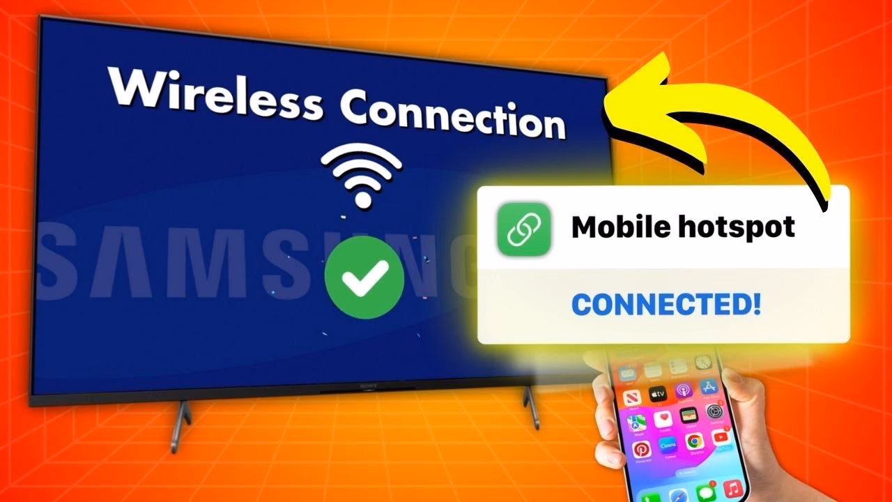How do I connect my mobile hotspot to my Smart TV?