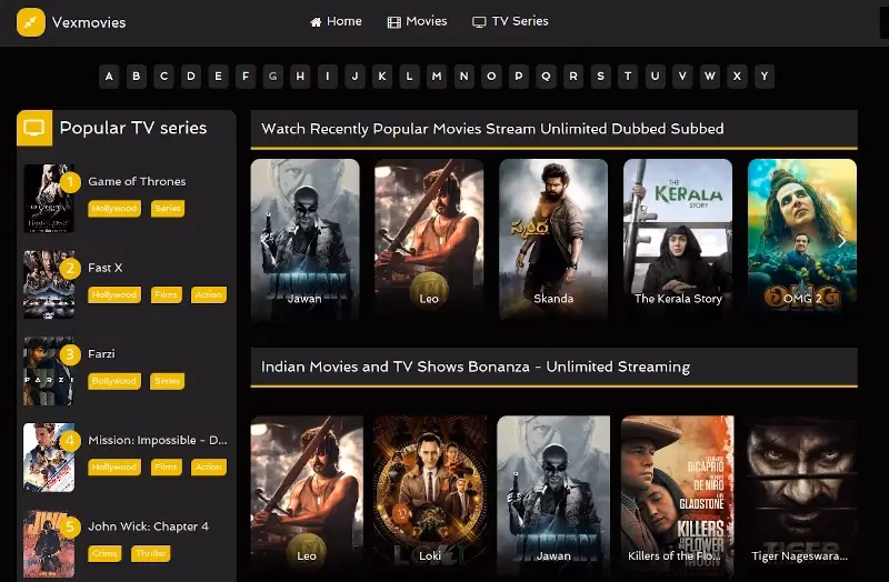 What is vexmovies?