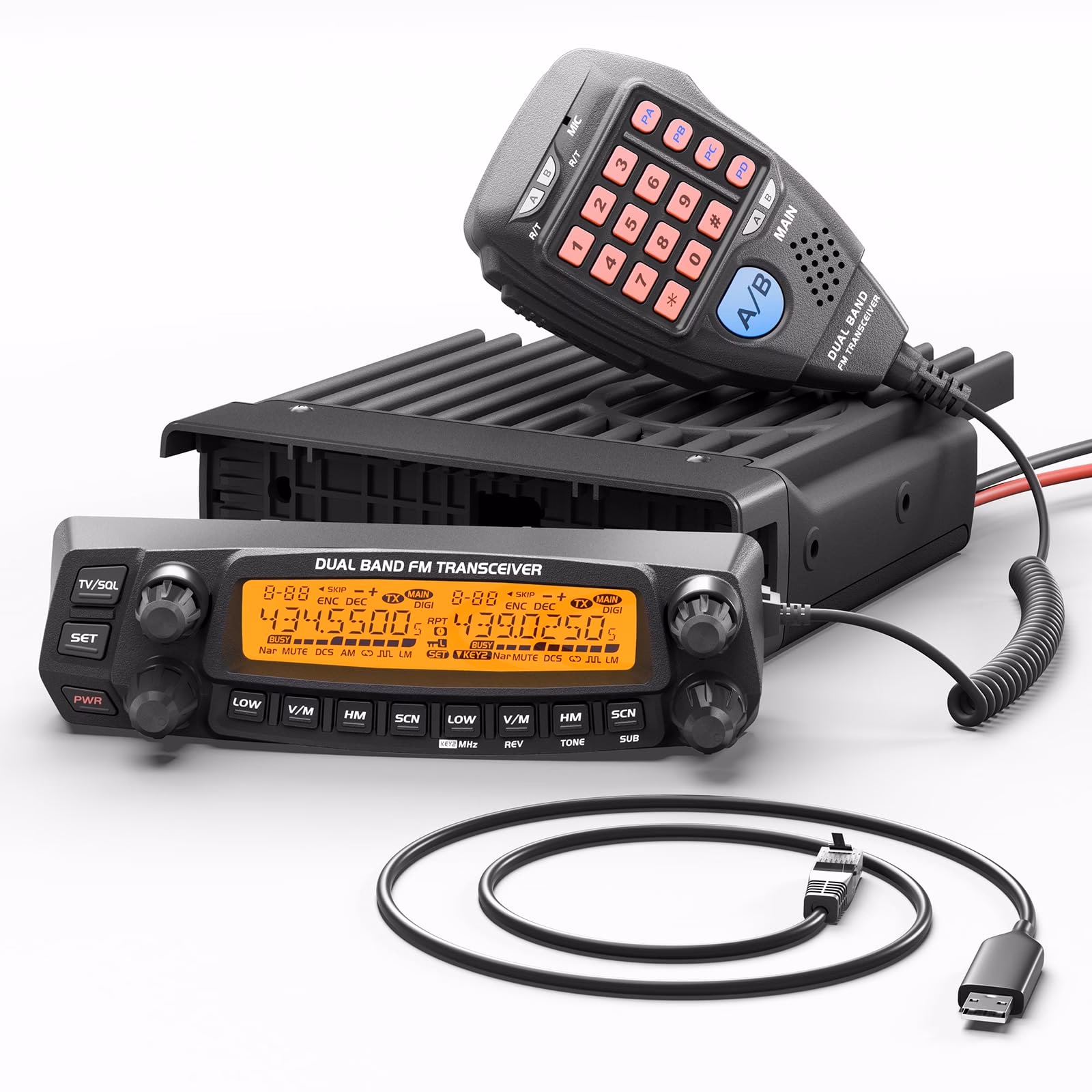 What is a dual VFO mobile radio?