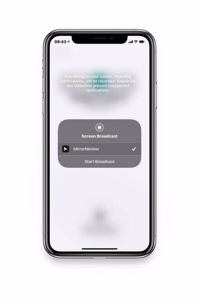 How do I enable screen mirroring on my Viera TV?