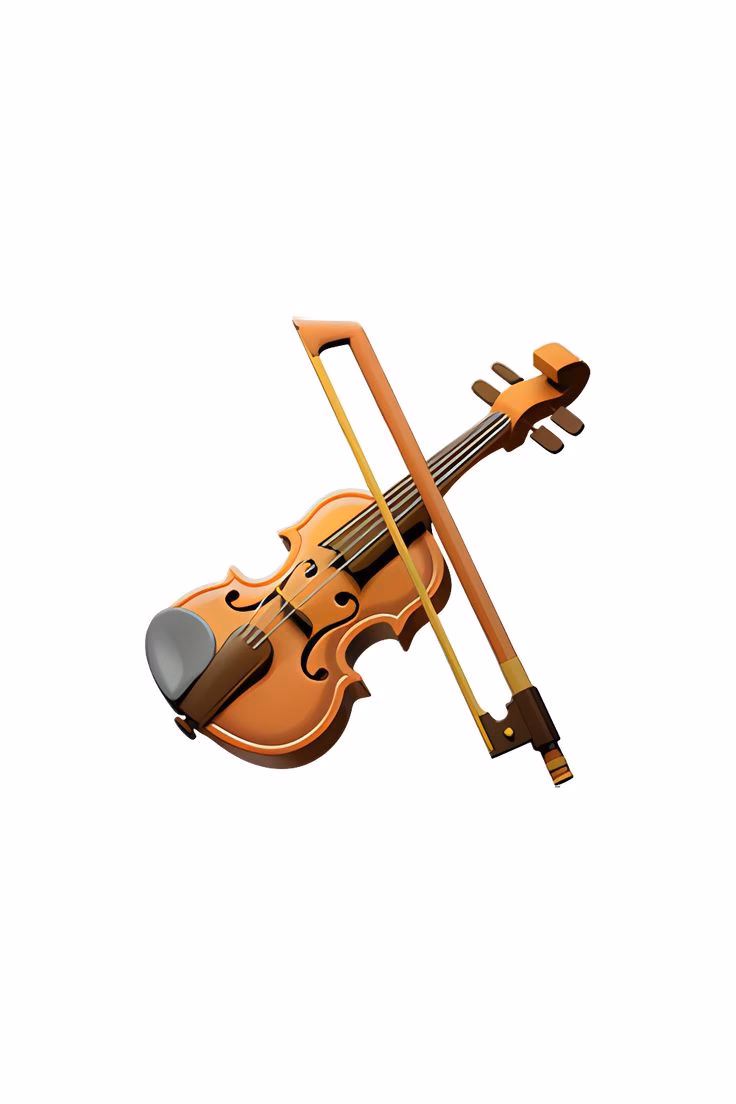 What is the meaning of the violin emoji?