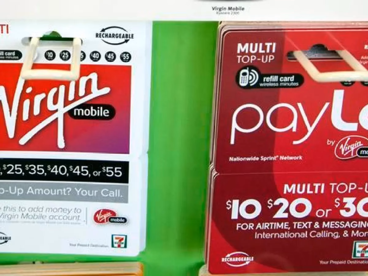 What is Virgin Mobile top up?