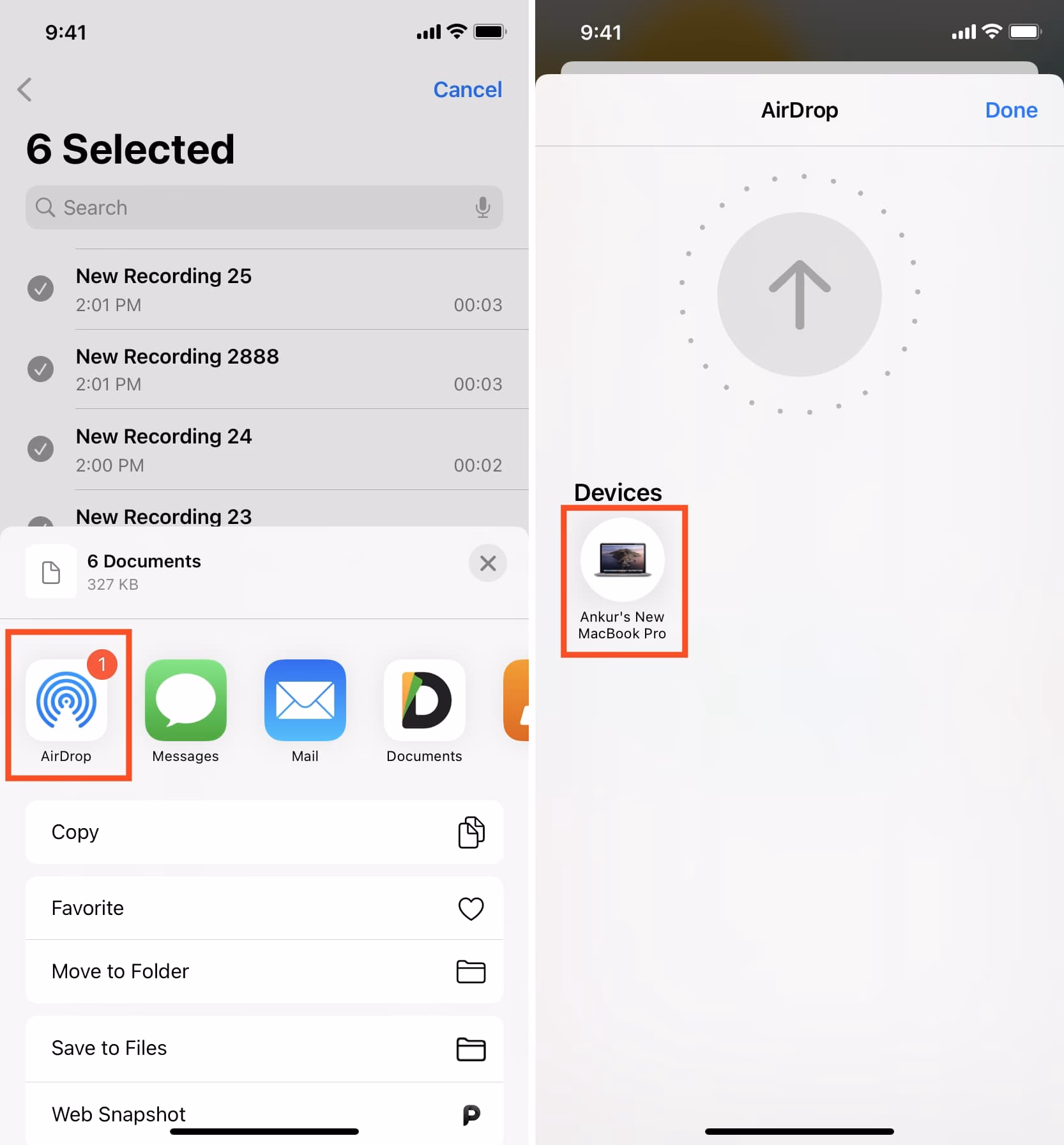 How to transfer voice memos from iPhone to Mac?