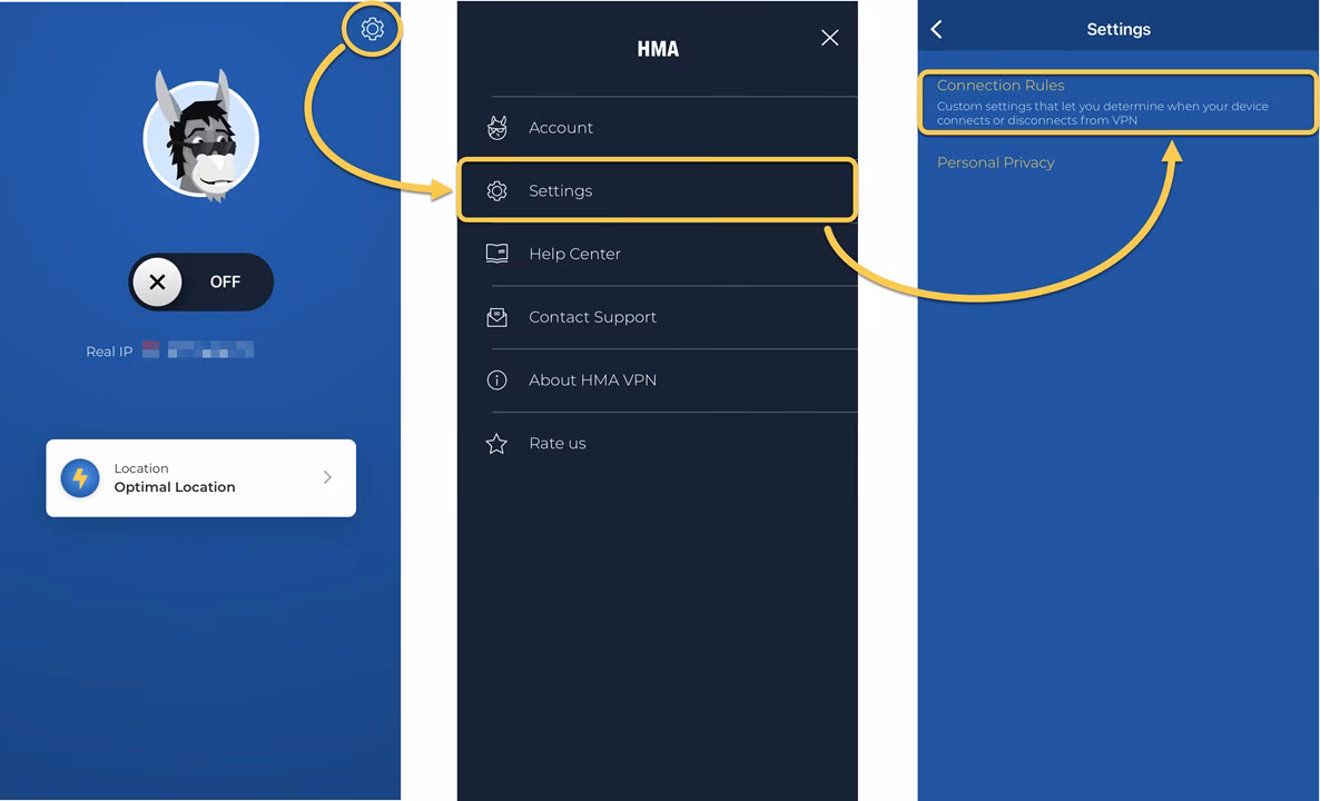 How do I use HMA VPN?