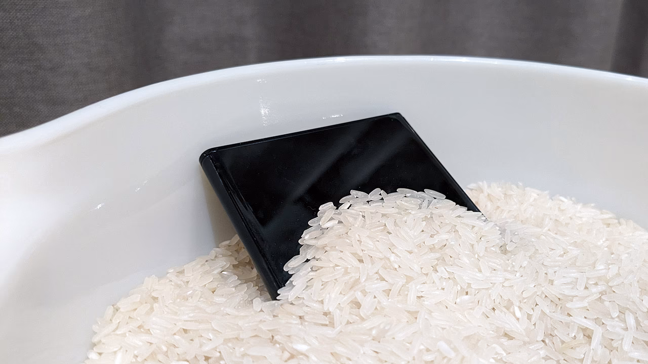 Can you put a phone in a bowl of rice?
