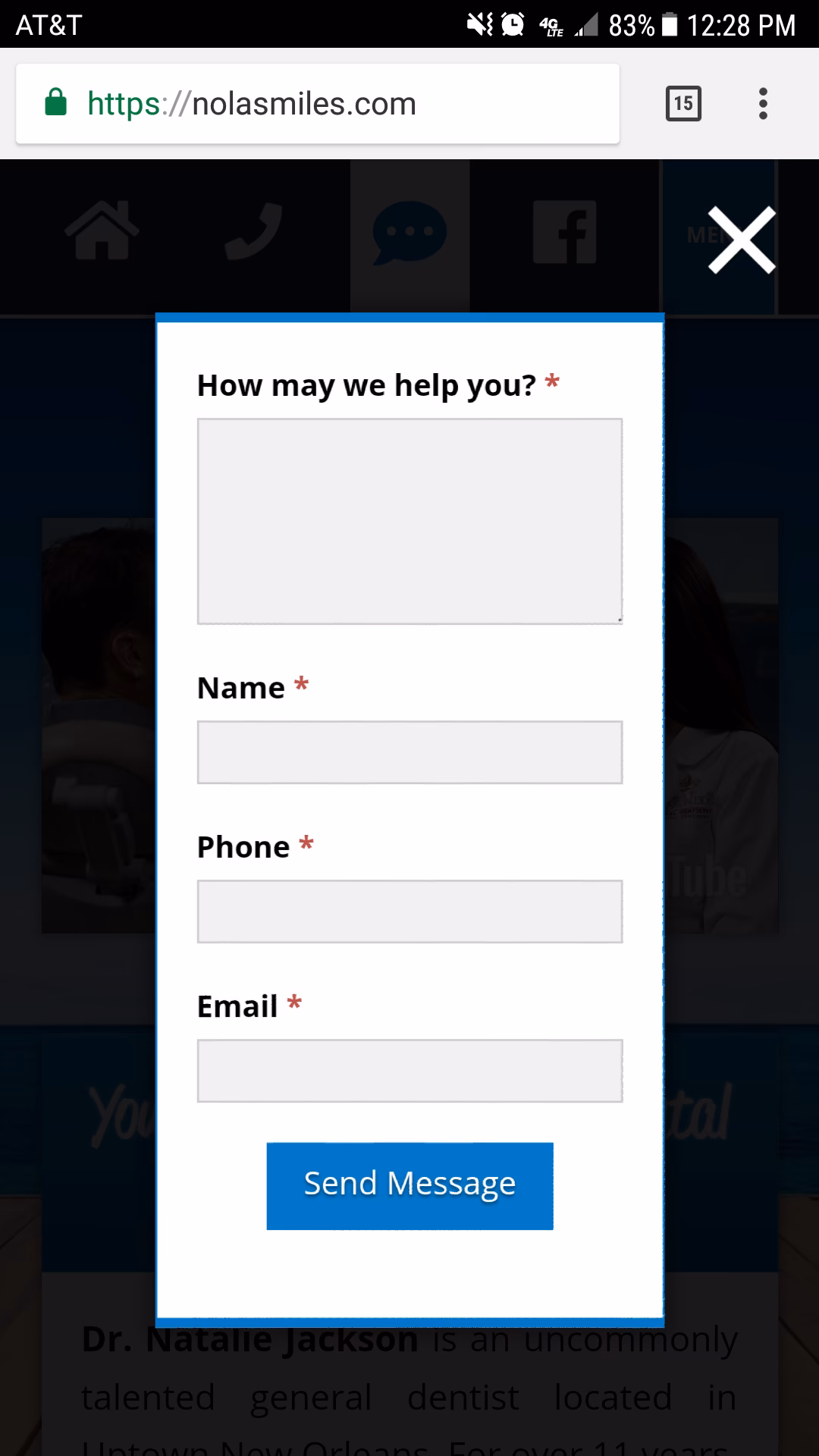 How to set modal width based on a class name?