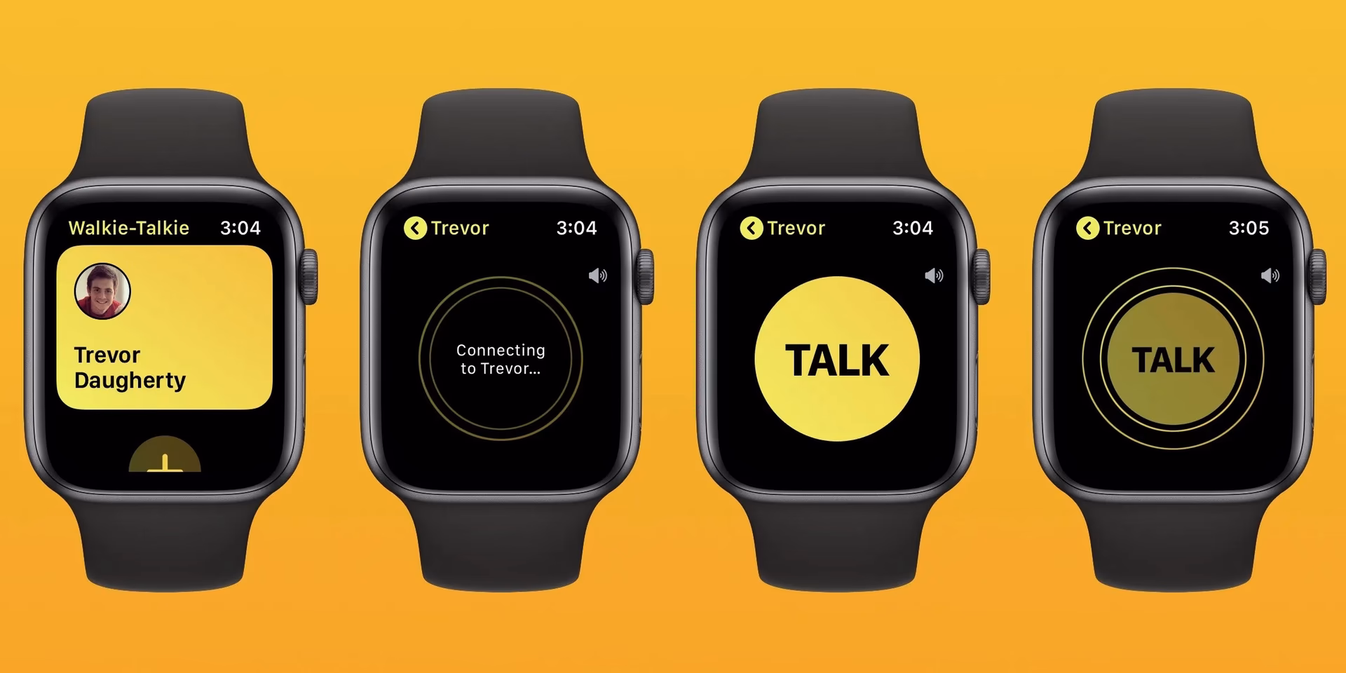 How to use walkie talkie on Apple Watch?