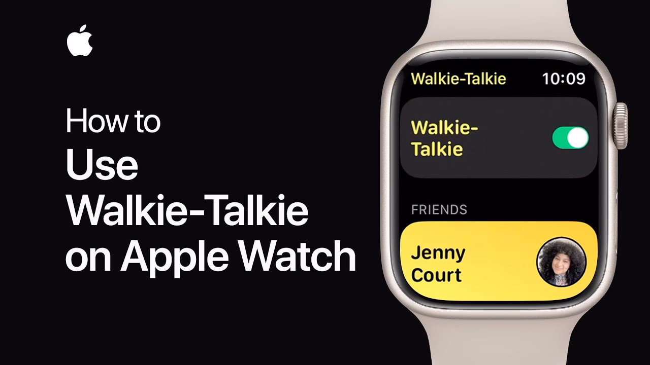 How to use walkie talkie on Apple Watch?