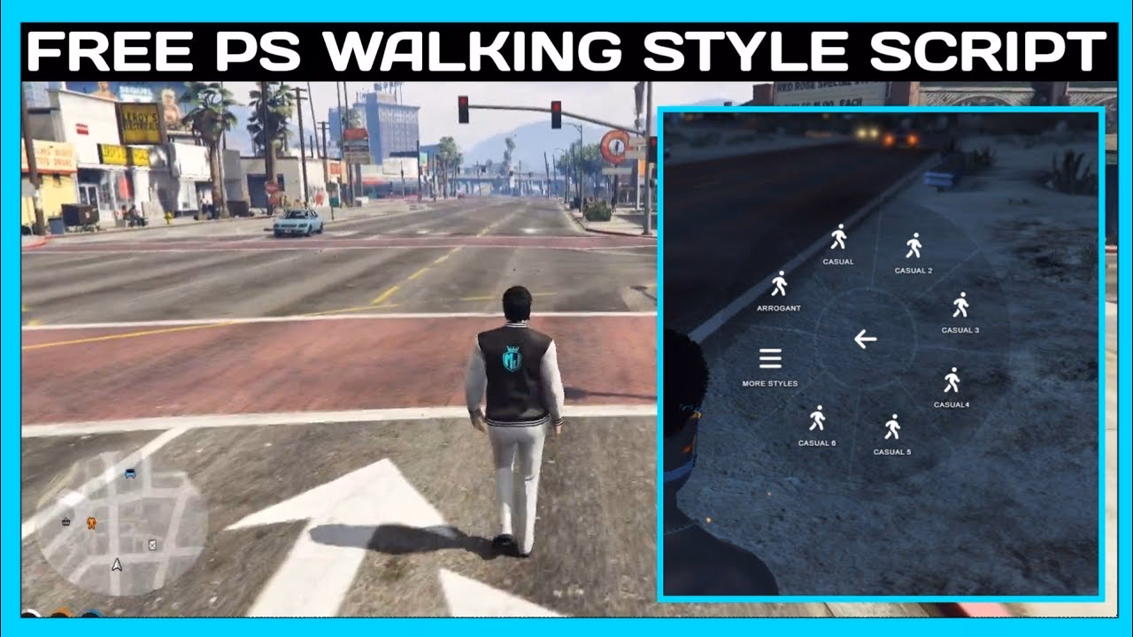 What walking styles can you choose?