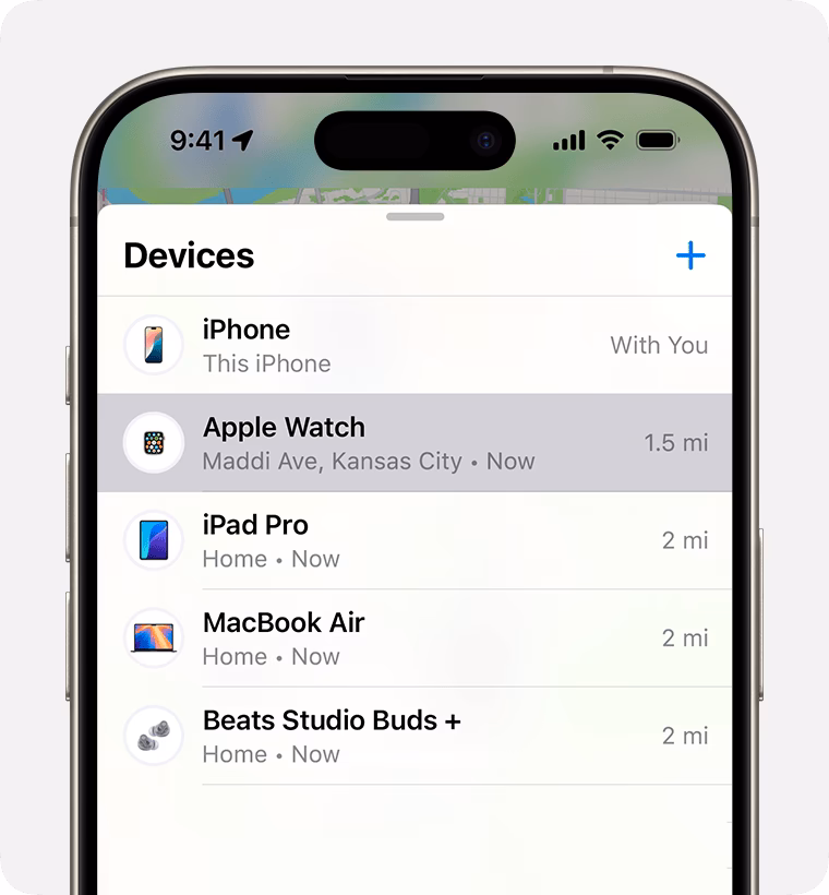 How do I Find My iPhone on my Apple Watch?
