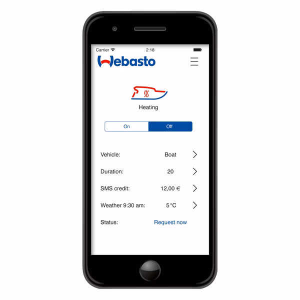 What is the Tech Webasto mobile app?