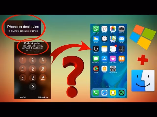 Wie stellt man einen neuen iPhone-Code ein?