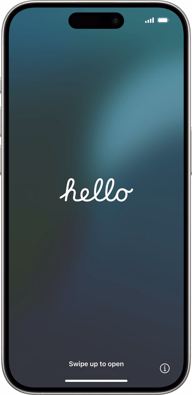 What does 'welcome to my new iPhone' mean?