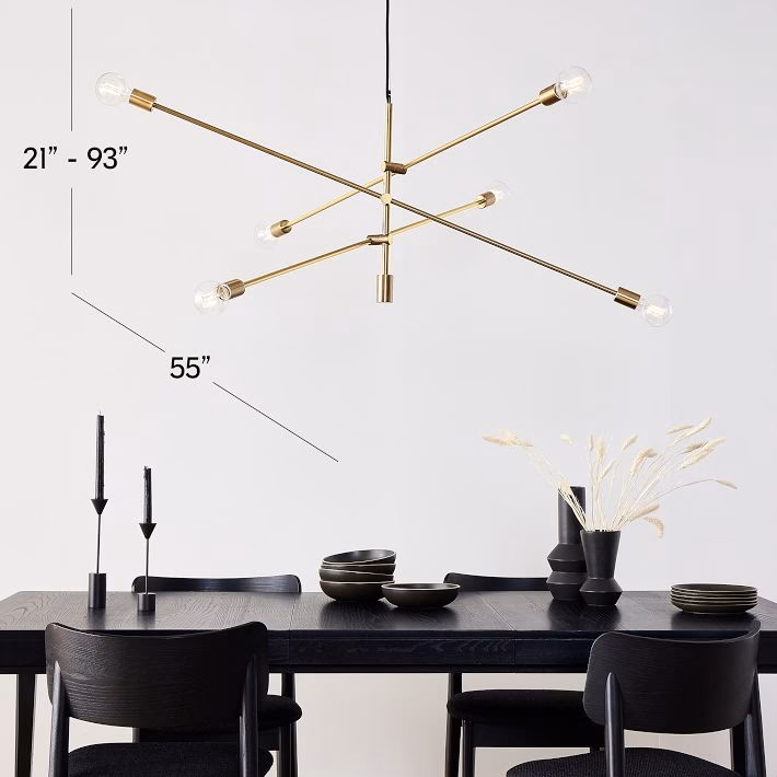 What is a tiered chandelier at West Elm?
