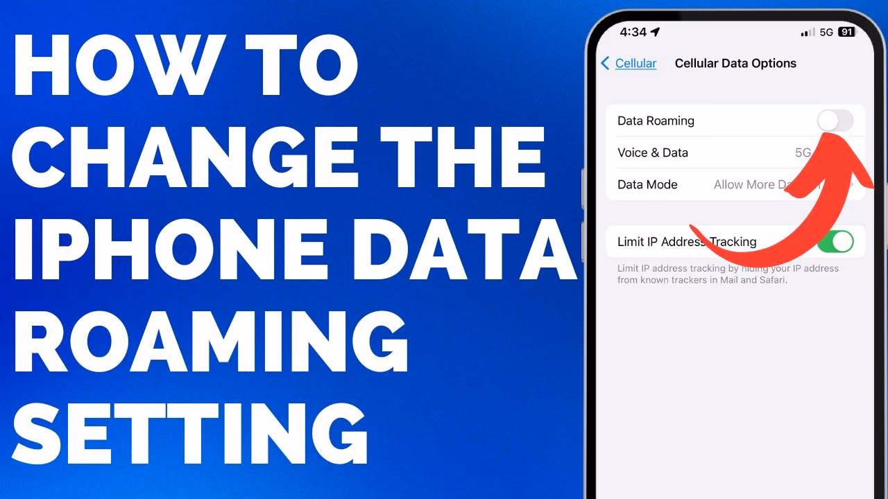 How do I know if my iPhone has data roaming?