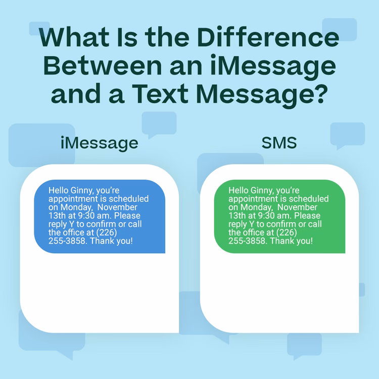 Why is my iMessage sent as SMS?